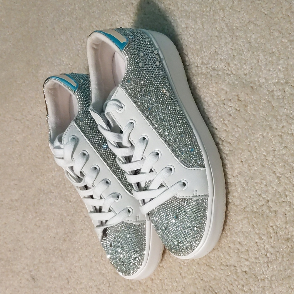 Steve Madden sparkly rhinestone shoes SIZE 7.5
